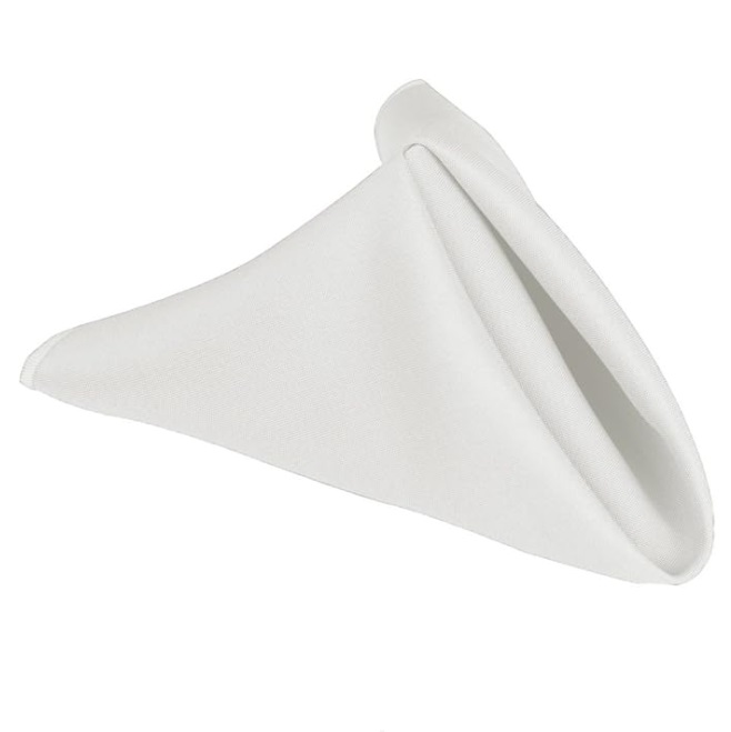 White Linen Cloth Napkins